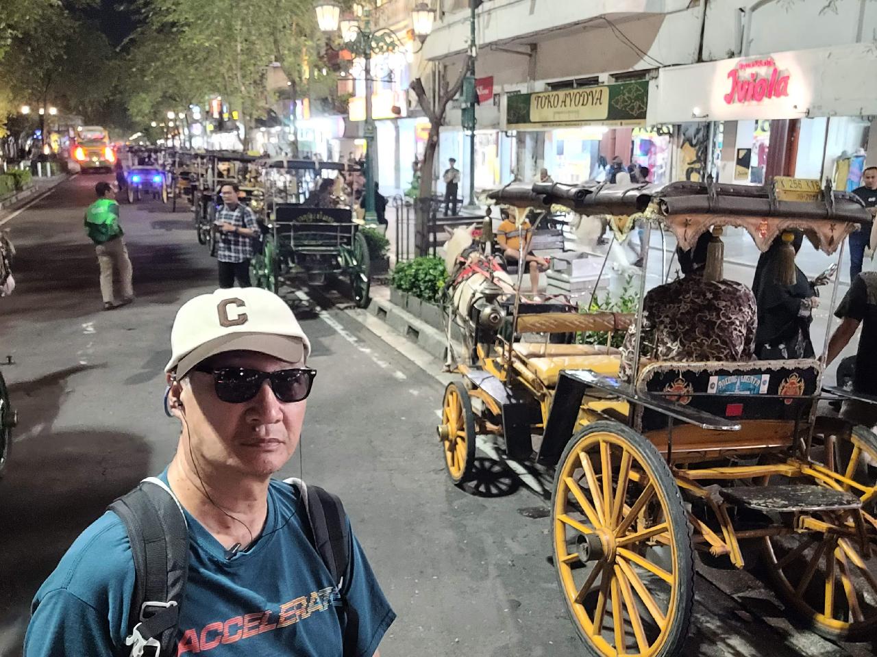 Horse carriages in Yogyakarta