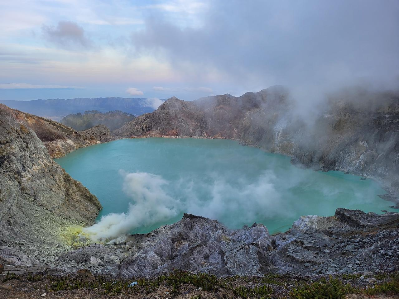 View of Kawah Ijen Crater