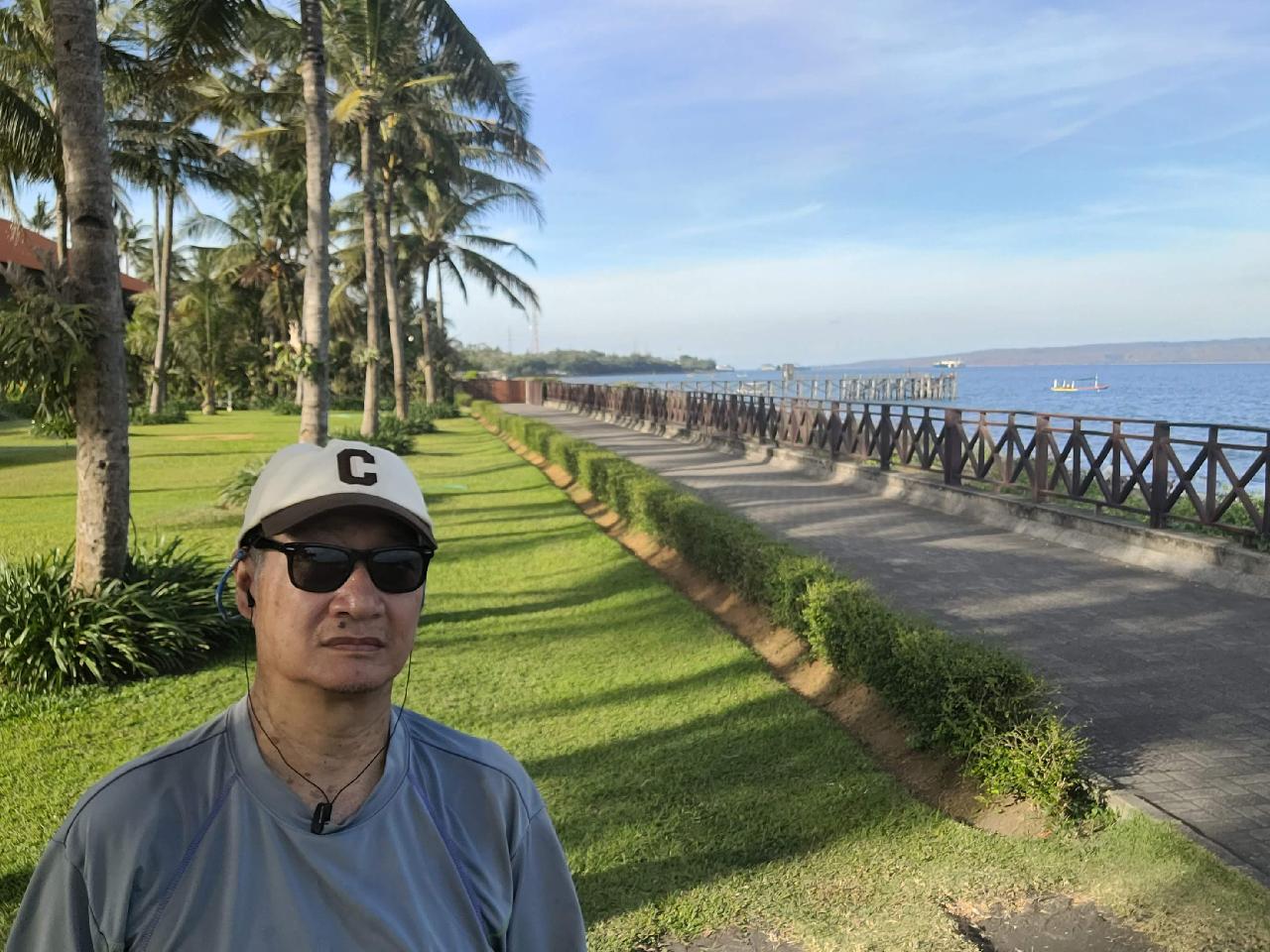 Seashore by the Hotel