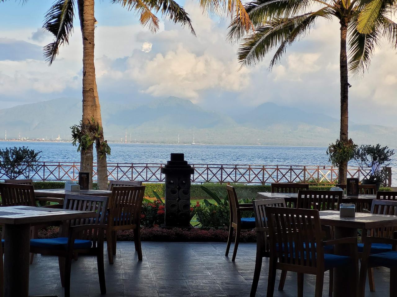 View of Bali From the Restaurant